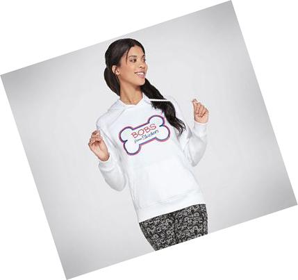 Sudadera Skechers BOBS Apparel Bone Mujer Blancas | 3TT2K_AR