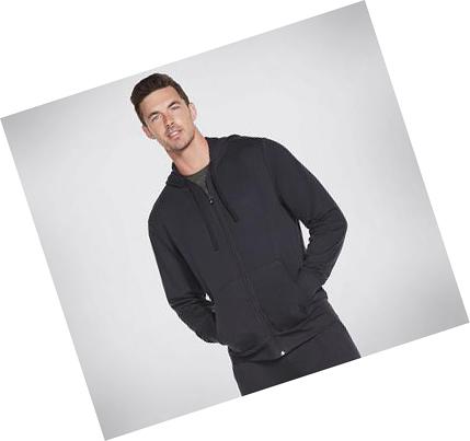 Sudadera Skechers GO WALK Everywhere Hombre Negras | A662S_AR