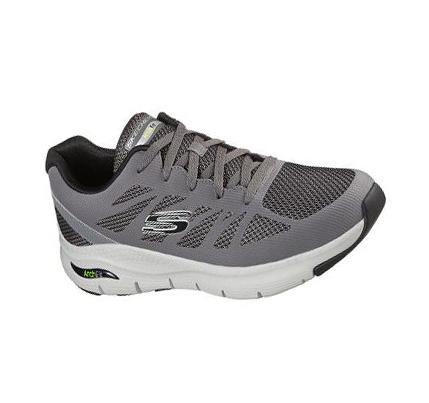 Zapatillas Deportivos Skechers Arch Fit - Charge Back Hombre Gris Negras | 566AB_AR