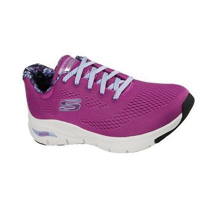 Zapatillas Deportivos Skechers Arch Fit - Floral Blossom Mujer Moradas | A3A8L_AR