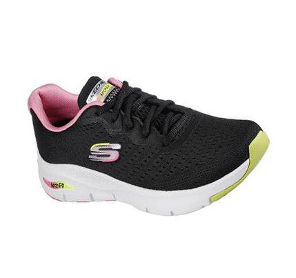 Zapatillas Deportivos Skechers Arch Fit - Infinity Cool Mujer Negras Multicolor | A3T30_AR