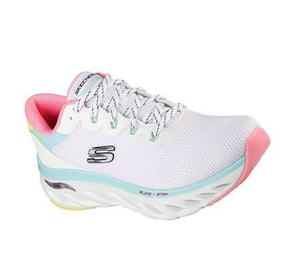 Zapatillas Deportivos Skechers Arch Fit Glide-Step - Highlighter Mujer Blancas Multicolor | A8238_AR