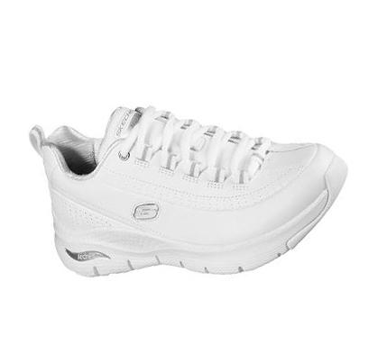 Zapatillas Deportivos Skechers Arch Fit - Citi Drive Mujer Blancas Plateadas | AT10W_AR