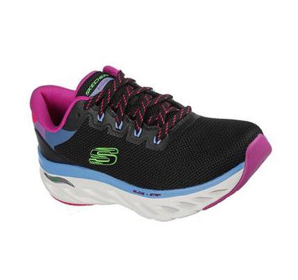 Zapatillas Deportivos Skechers Arch Fit Glide-Step - Highlighter Mujer Negras Multicolor | ATA8C_AR