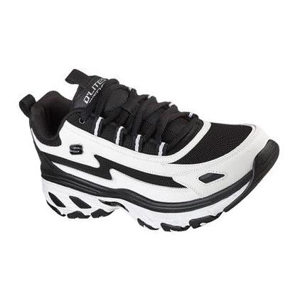 Zapatillas Deportivos Skechers D'Lites Arch Fit Hombre Blancas Negras | 558TD_AR