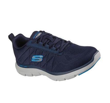 Zapatillas Deportivos Skechers Flex Advantage 4.0 - Valkin Hombre Azul Marino | 3800W_AR