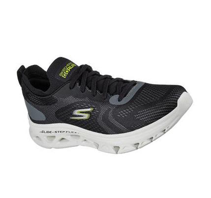 Zapatillas Deportivos Skechers GO RUN Glide-Step Flex - Radar Hombre Negras Blancas | 661AS_AR