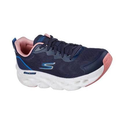 Zapatillas Deportivos Skechers GO RUN Swirl Tech - Outbreak Mujer Azul Marino Rosas | AA230_AR