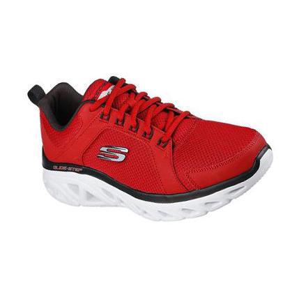 Zapatillas Deportivos Skechers Glide-Step Deporte - New Approach Hombre Rojas Negras | 5189B_AR