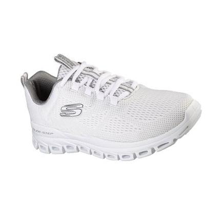 Zapatillas Deportivos Skechers Glide-Step - Fasten Up Hombre Blancas | 5200A_AR