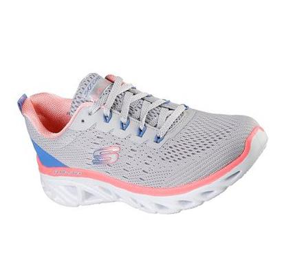 Zapatillas Deportivos Skechers Glide-Step Deporte - Fresh Charm Mujer Gris Multicolor | A0985_AR