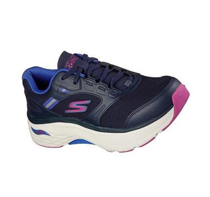 Zapatillas Deportivos Skechers Max Cushioning Arch Fit - Fast Dash Mujer Azul Marino Moradas | 69A8L_AR