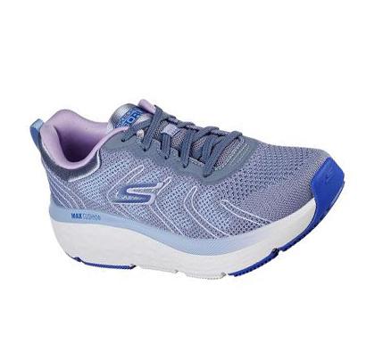 Zapatillas Deportivos Skechers Max Cushioning Delta Mujer Azules Lavanda | T0T30_AR