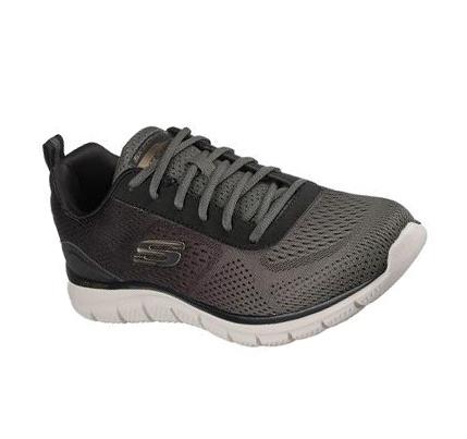 Zapatillas Deportivos Skechers Pista - Ripkent Hombre Verde Oliva Negras | A28TD_AR