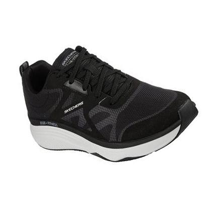 Zapatillas Deportivos Skechers Relaxed Fit: D'Lux Fitness Hombre Negras Blancas | 5T89D_AR