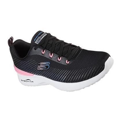 Zapatillas Deportivos Skechers Skech-Air Dynamight - Luminosity Mujer Negras Rosas | 38230_AR