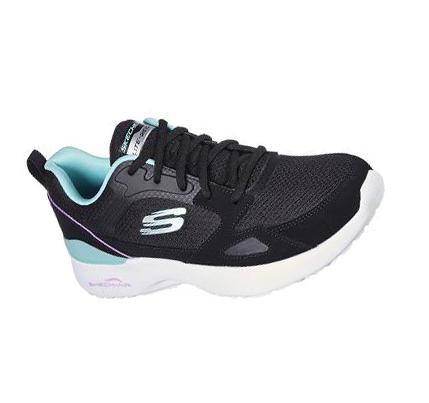 Zapatillas Deportivos Skechers Skech-Air Dynamight - Carefree Way Mujer Negras Verde Menta | 3T230_AR