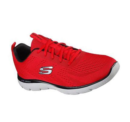 Zapatillas Deportivos Skechers Summits - Torre Hombre Rojas Negras | A33TG_AR