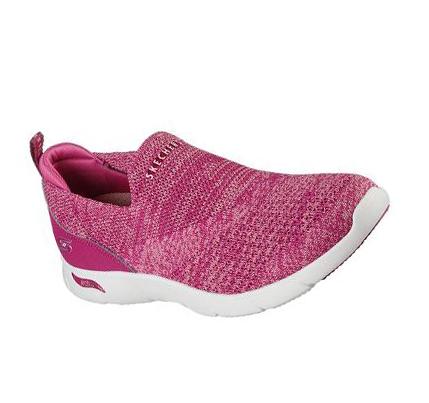 Zapatillas Para Caminar Skechers Arch Fit Refine - Don't Go Mujer Rosas | A299X_AR