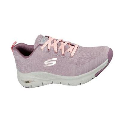 Zapatillas Para Caminar Skechers Arch Fit - Comfy Wave Mujer Moradas | A2T3X_AR