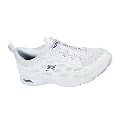 Zapatillas Para Caminar Skechers Arch Fit Refine Mujer Blancas Azul Marino | AATAK_AR