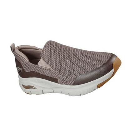 Zapatillas Para Caminar Skechers Arch Fit - Banlin Hombre Marrones | I0325_AR