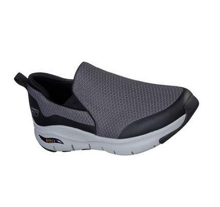 Zapatillas Para Caminar Skechers Arch Fit - Banlin Hombre Gris Negras | I05TD_AR