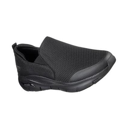 Zapatillas Para Caminar Skechers Arch Fit - Banlin Hombre Negras | I082C_AR