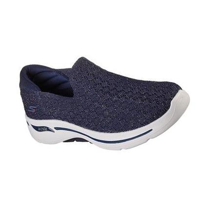 Zapatillas Para Caminar Skechers GO WALK Arch Fit Mujer Azul Marino Gris | A999A_AR