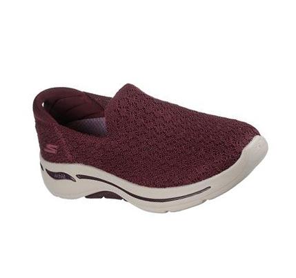 Zapatillas Para Caminar Skechers GO WALK Arch Fit Mujer Burdeos | AT88W_AR