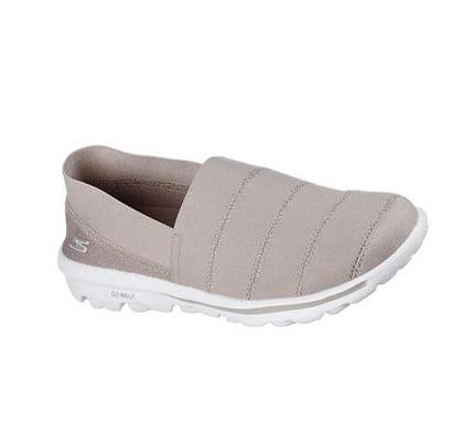 Zapatillas Para Caminar Skechers GO WALK Classic - Gracious Joy Mujer Gris Marrones | IT38B_AR