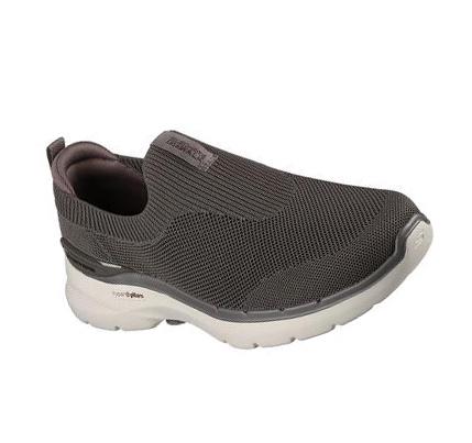 Zapatillas Para Caminar Skechers GO WALK 6 - Warnock Hombre Marrones | T9T5E_AR