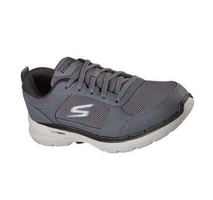 Zapatillas Para Caminar Skechers GOwalk 6 - Compete Hombre Gris Negras | 5089E_AR