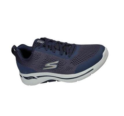 Zapatillas Para Caminar Skechers GOwalk Arch Fit - Idyllic Hombre Azul Marino Doradas | 551AK_AR