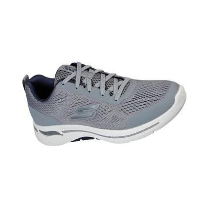 Zapatillas Para Caminar Skechers GOwalk Arch Fit - Idyllic Hombre Gris Azul Marino | 55258_AR