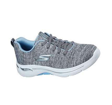 Zapatillas Para Caminar Skechers GOwalk Arch Fit - Glee Mujer Gris Azules Claro | 65T3G_AR