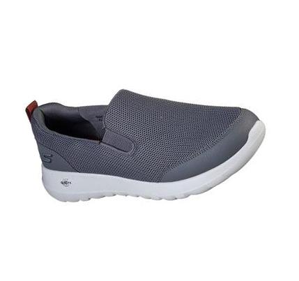 Zapatillas Para Caminar Skechers GOwalk Max - Clinched Hombre Gris Burdeos | 6912B_AR