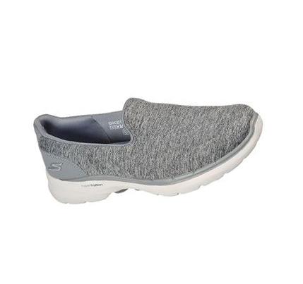 Zapatillas Para Caminar Skechers GOwalk 6 - Grand Horizon Mujer Gris | 6A230_AR