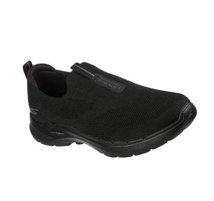 Zapatillas Para Caminar Skechers GOwalk 6 Hombre Negras | 801AL_AR