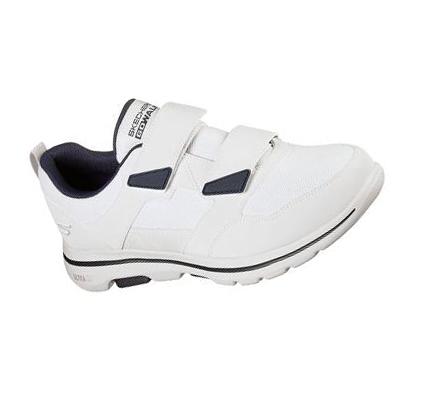 Zapatillas Para Caminar Skechers GOwalk 5 - Wistful Hombre Blancas Azul Marino | A081Q_AR