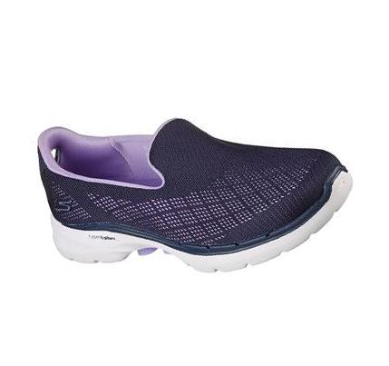 Zapatillas Para Caminar Skechers GOwalk 6 - Cosmic Force Mujer Azul Marino Lavanda | T3693_AR