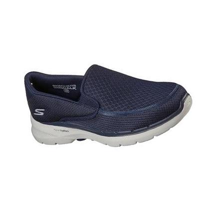 Zapatillas Para Caminar Skechers GOwalk 6 - Orva Hombre Azul Marino | T950R_AR