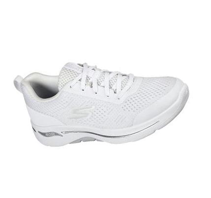 Zapatillas Para Caminar Skechers GOwalk Arch Fit - Motion Breeze Mujer Blancas Plateadas | TA69A_AR