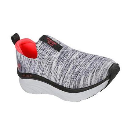 Zapatillas Para Caminar Skechers Relaxed Fit: D'Lux Walker - Rainbow Sky Mujer Blancas Negras | 3598S_AR