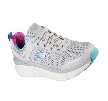 Zapatillas Para Caminar Skechers Relaxed Fit: D'Lux Walker - Infinite Motion Mujer Gris Multicolor | 3AT3B_AR