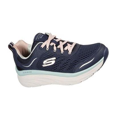 Zapatillas Para Caminar Skechers Relaxed Fit: D'Lux Walker - Infinite Motion Mujer Azul Marino Azules Claro | 6909E_AR