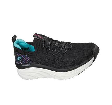 Zapatillas Para Caminar Skechers Relaxed Fit: D'Lux Walker - Star Stunner Mujer Negras Azules Claro | 69AT0_AR