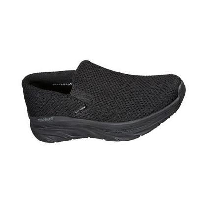 Zapatillas Para Caminar Skechers Relaxed Fit: D'Lux Walker - Murlino Hombre Negras | AA060_AR