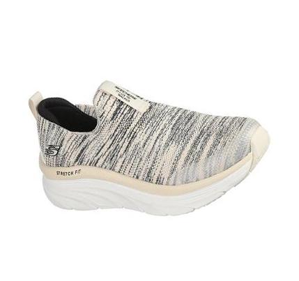 Zapatillas Para Caminar Skechers Relaxed Fit: D'Lux Walker - Quick Upgrade Mujer Beige Negras | I351Q_AR