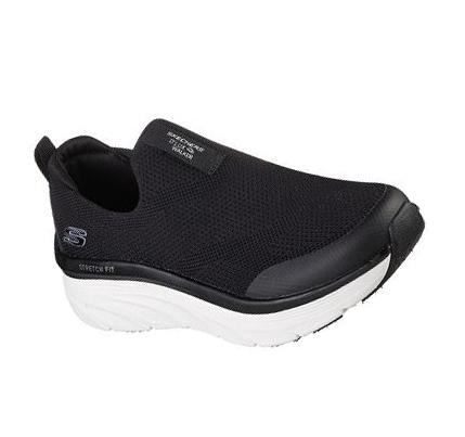 Zapatillas Para Caminar Skechers Relaxed Fit: D'Lux Walker - Quick Upgrade Mujer Negras Blancas | I3T6A_AR